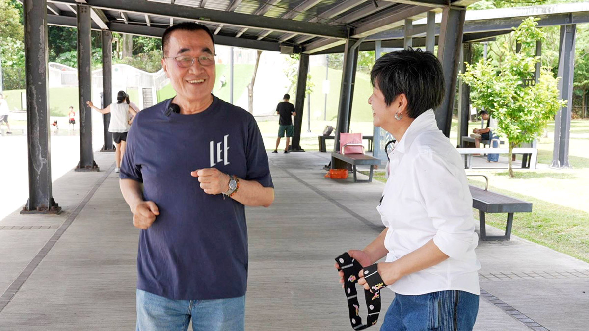 李四川的運動習慣是超慢跑，他覺得常運動能保持健康，還能減輕健保負擔，是一舉兩得的事。