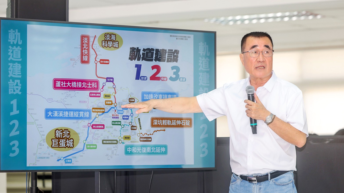  李四川「軌道建設123」交通政策，其中「大漢溪捷運縱貫線」近期多次成為他公開說明的重點。