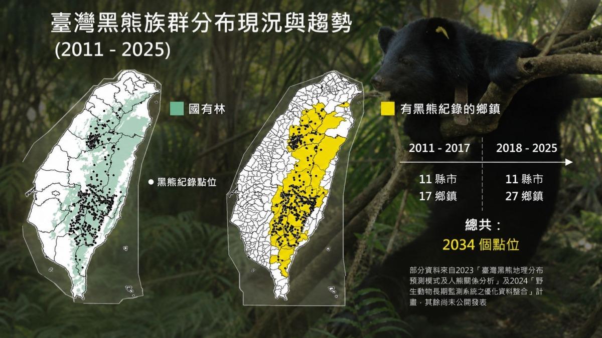 TVBS熊鷹特別報導 生物多樣性  台灣黑熊分布