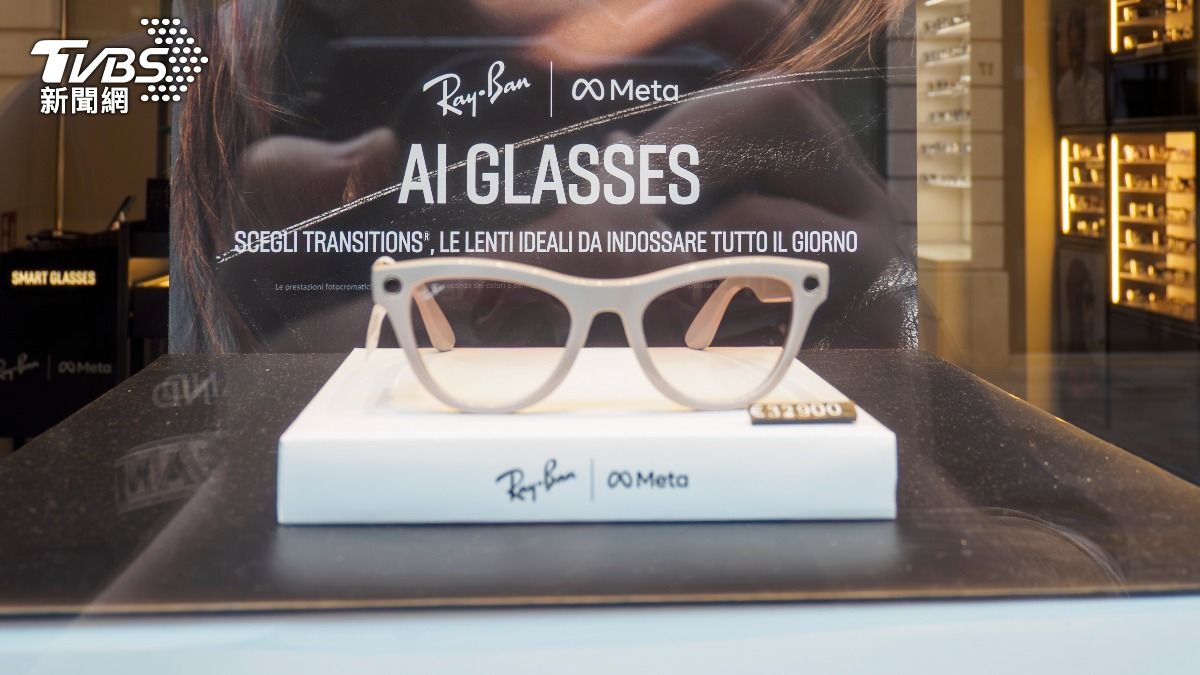 Meta公司旗下智慧眼鏡「Ray-Ban Meta」。